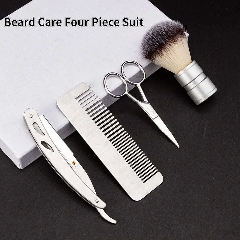 Men Beard Shaping Styling Template Set