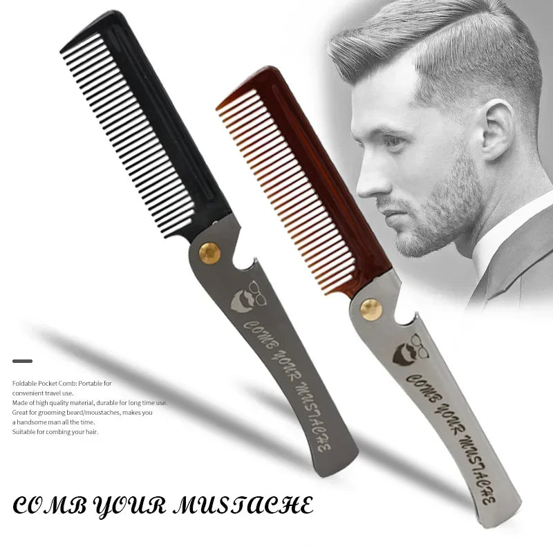 Metal Folding Pocket Comb