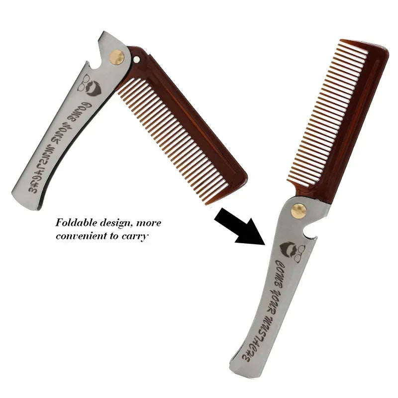 Metal Folding Pocket Comb