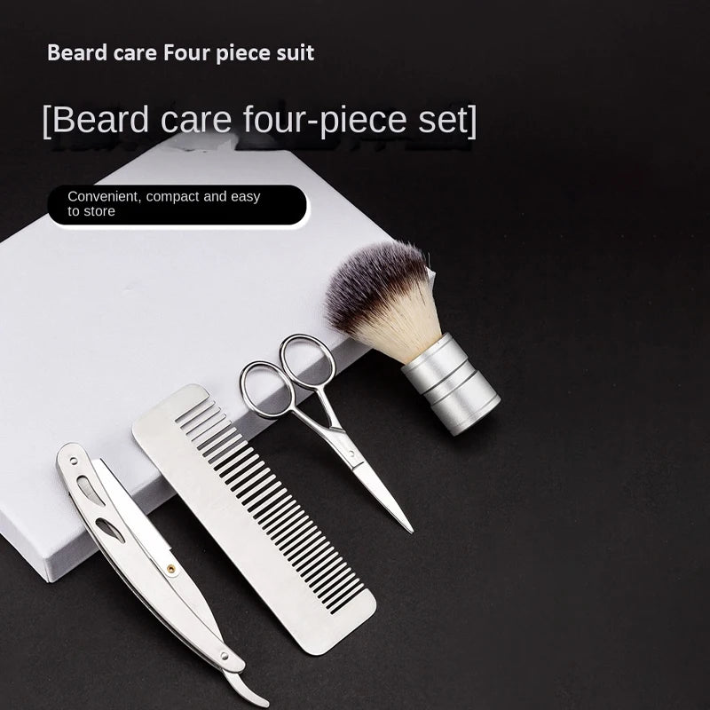 Men Beard Shaping Styling Template Set