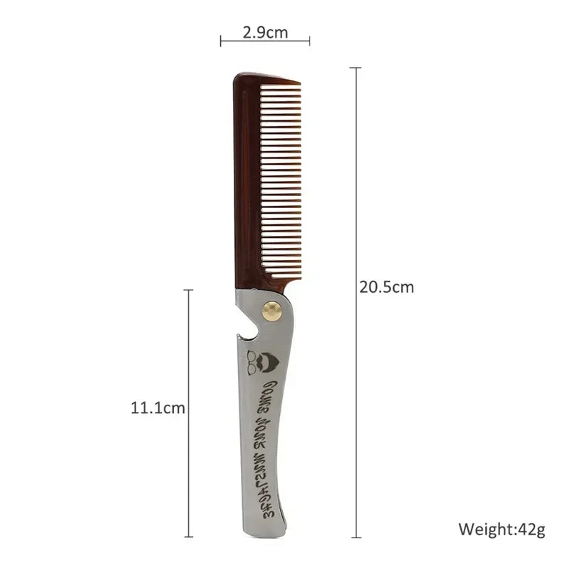 Metal Folding Pocket Comb